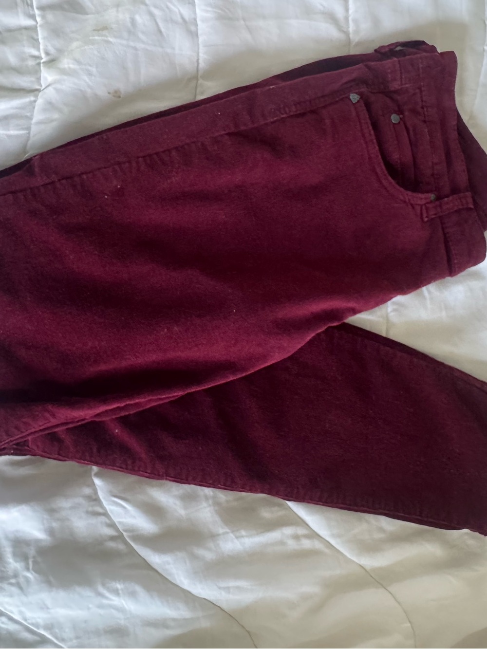 KUT from the Kloth “Diana” Burgundy Corduroy Jeans - Picture 4 of 6